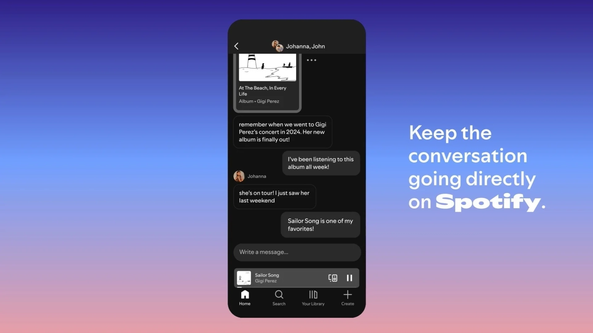 Spotify запускает групповые чаты до 10 человек для удержания пользователей внутри приложения