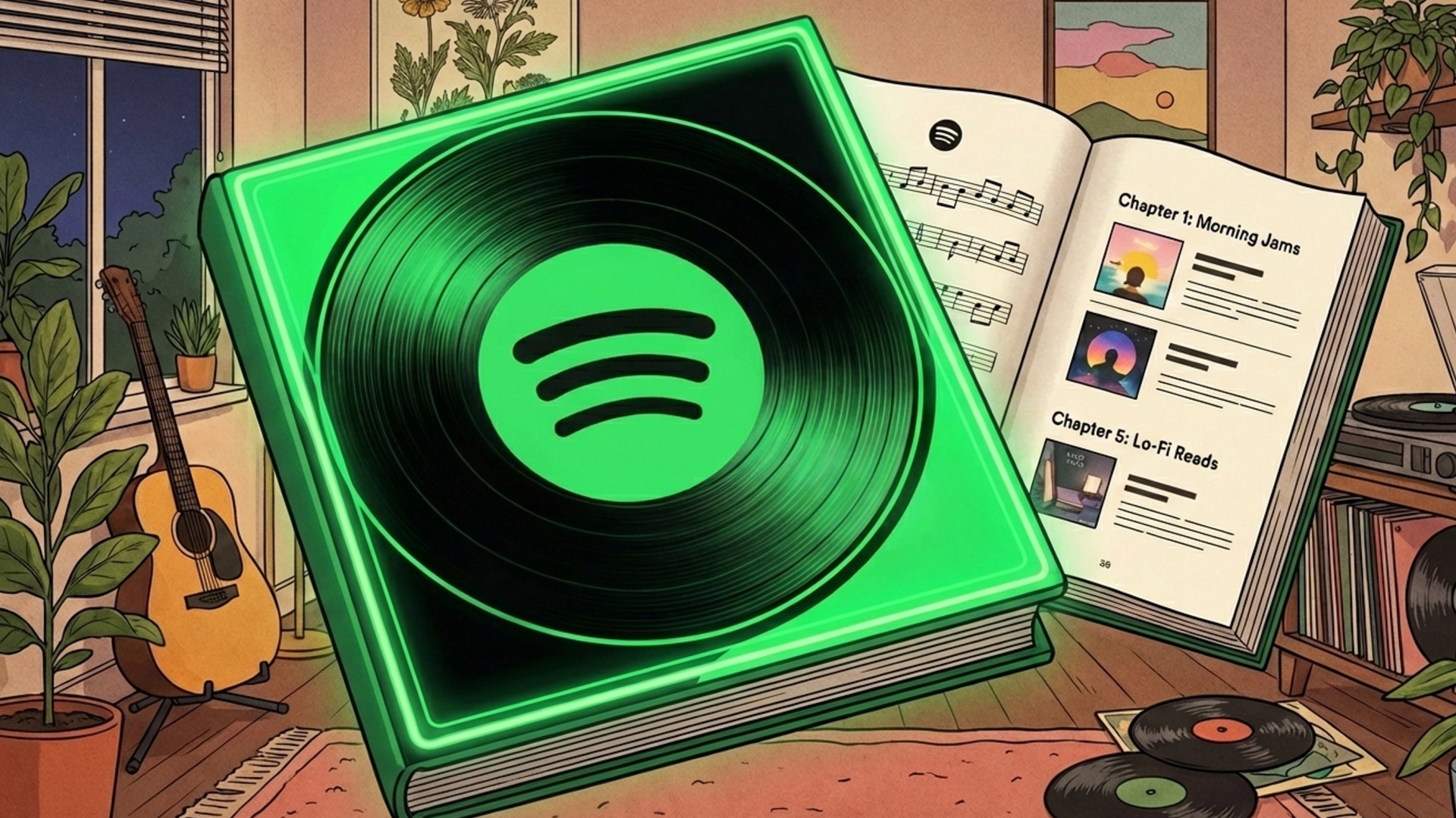 Wall Street Journal: пользователи Spotify смогут покупать физические книги через приложение