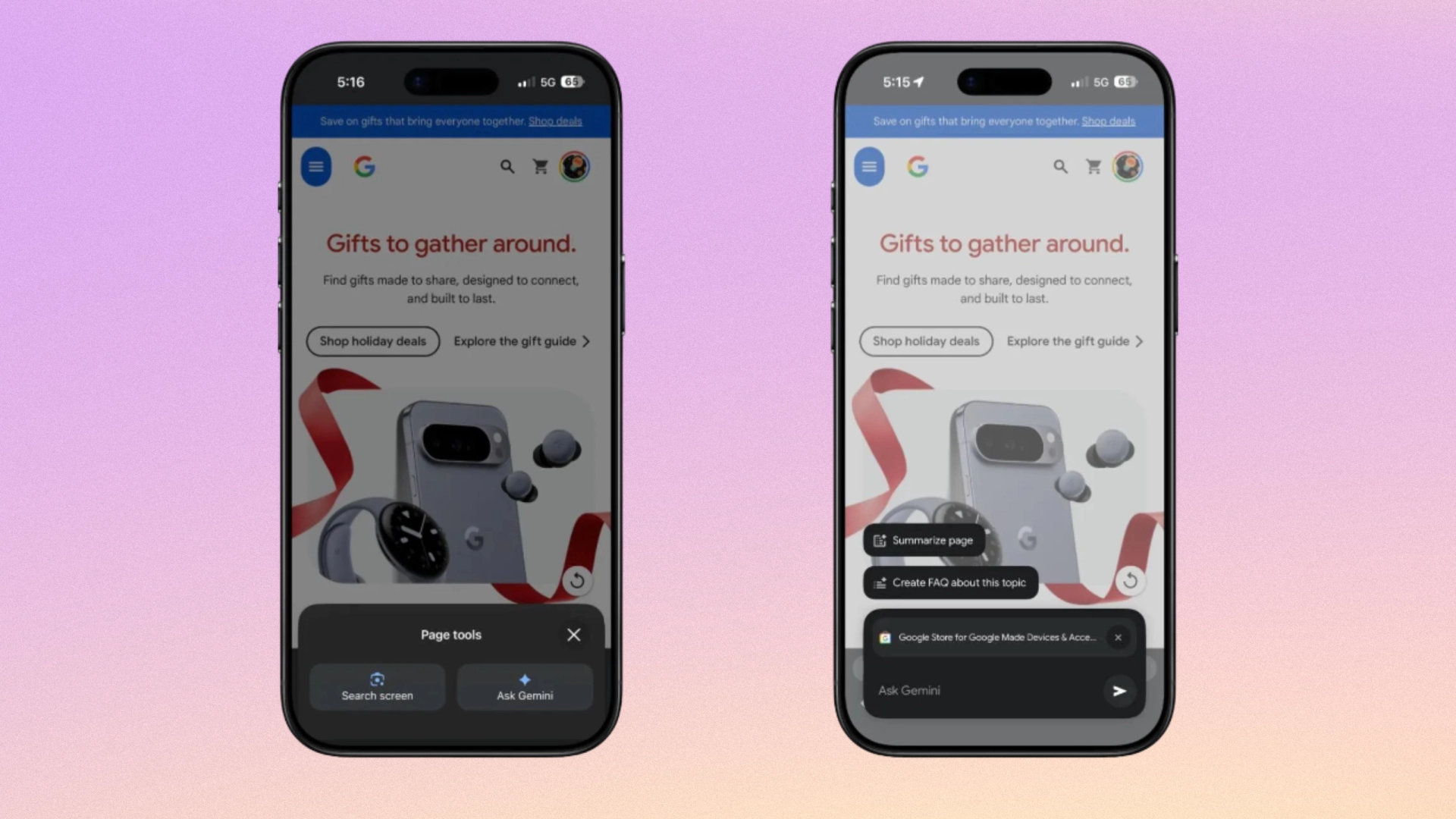 В Chrome для iOS появилась поддержка Google Gemini