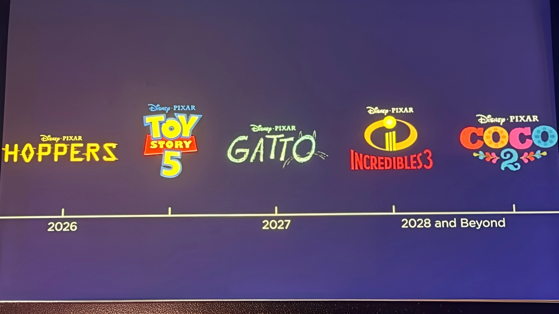 Pixar представила график премьер фильмов до 2028 года