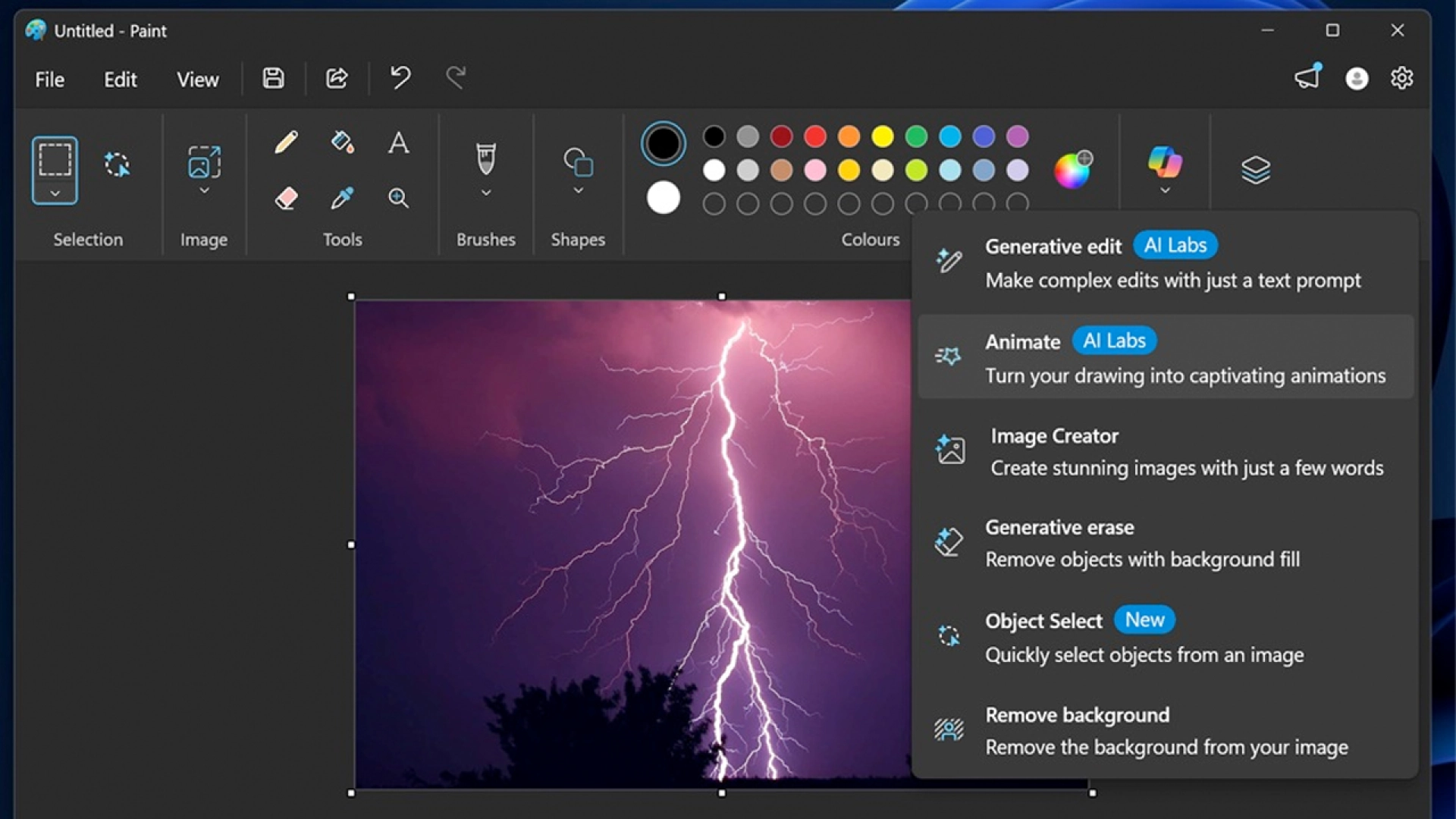 Paint сможет превращать изображения в анимации — как Nano Banana от Google
