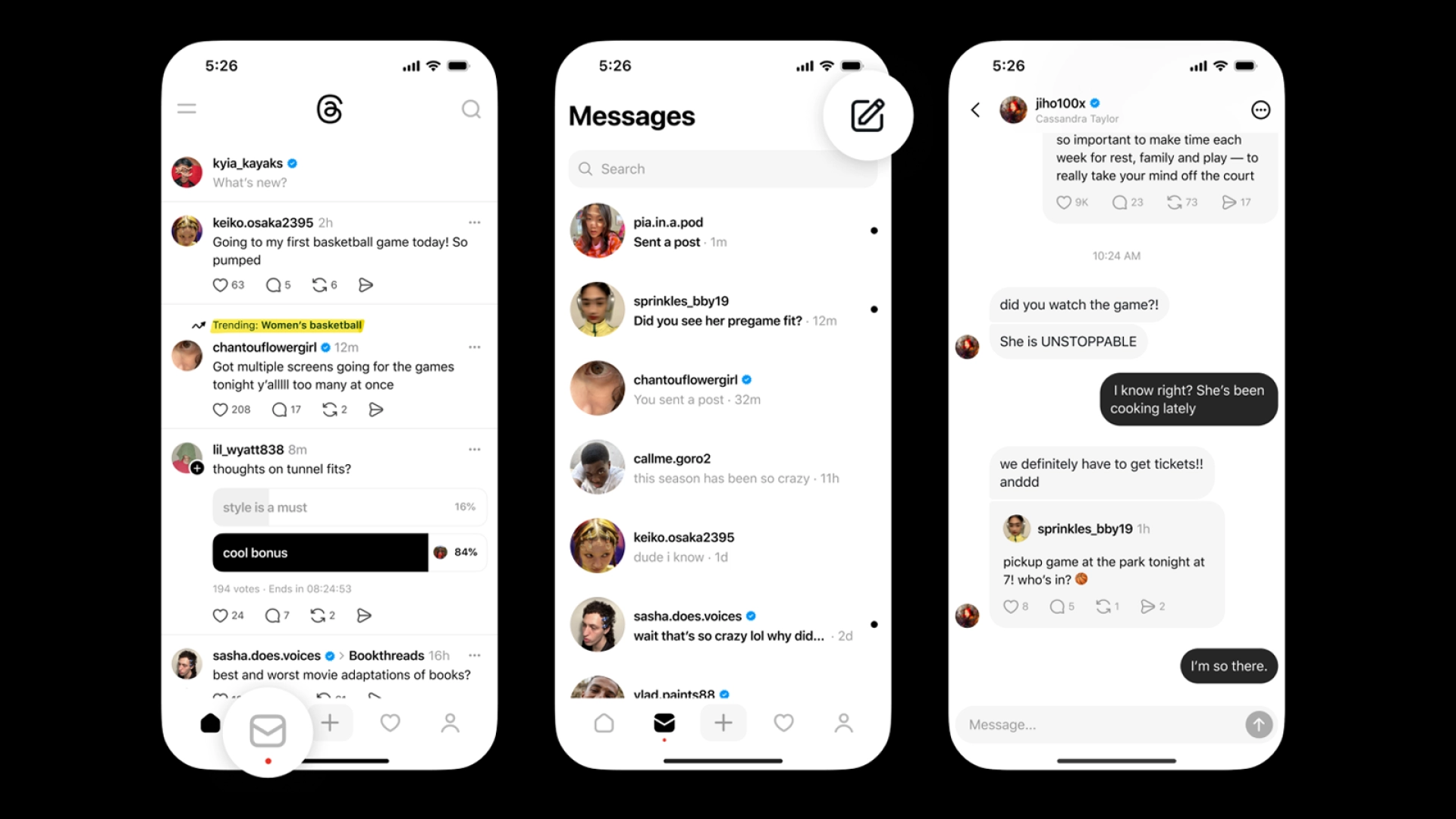 В Threads* появились Direct Messages, как в Instagram*