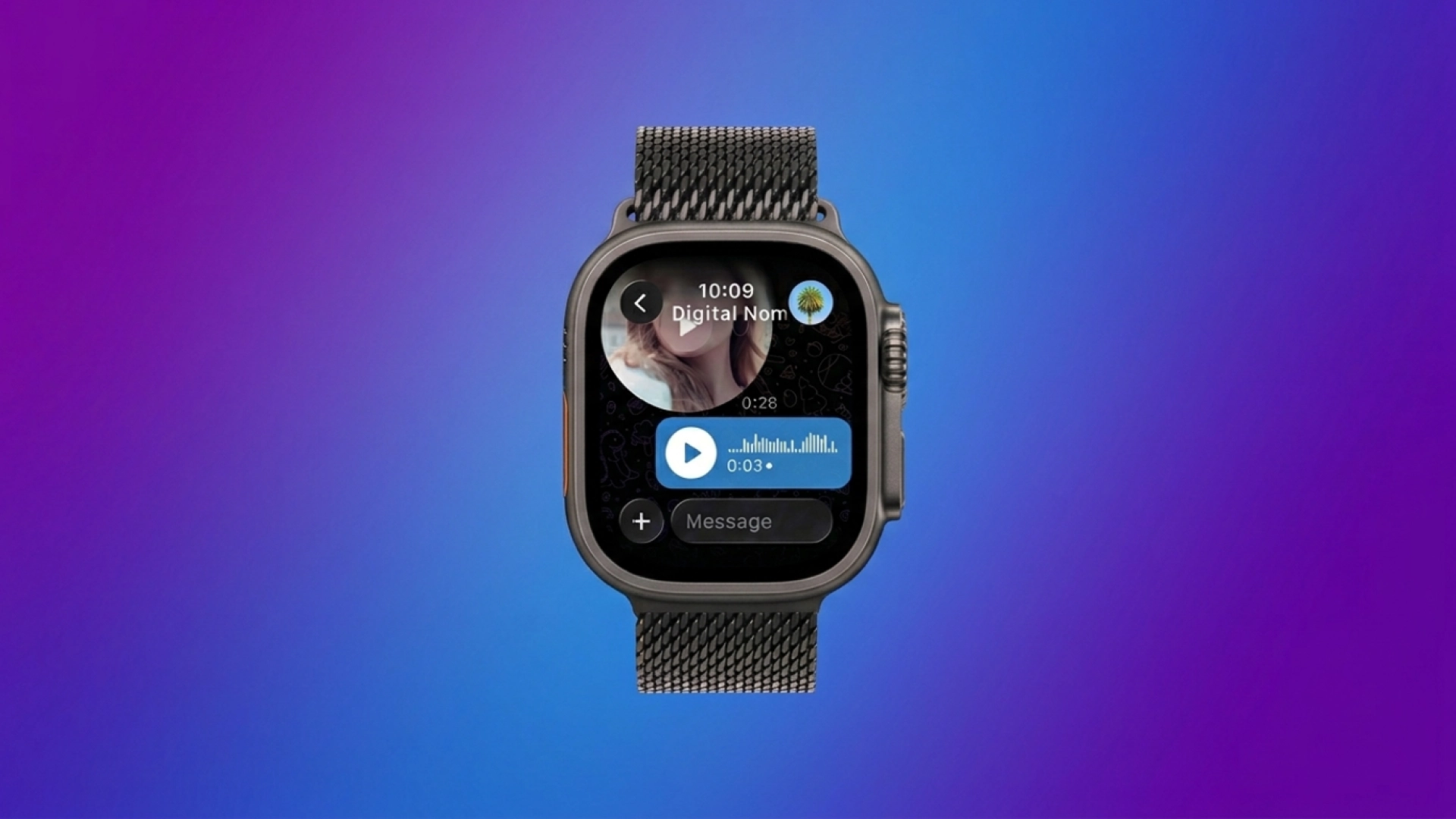 Для Apple Watch вышло приложение Telegram
