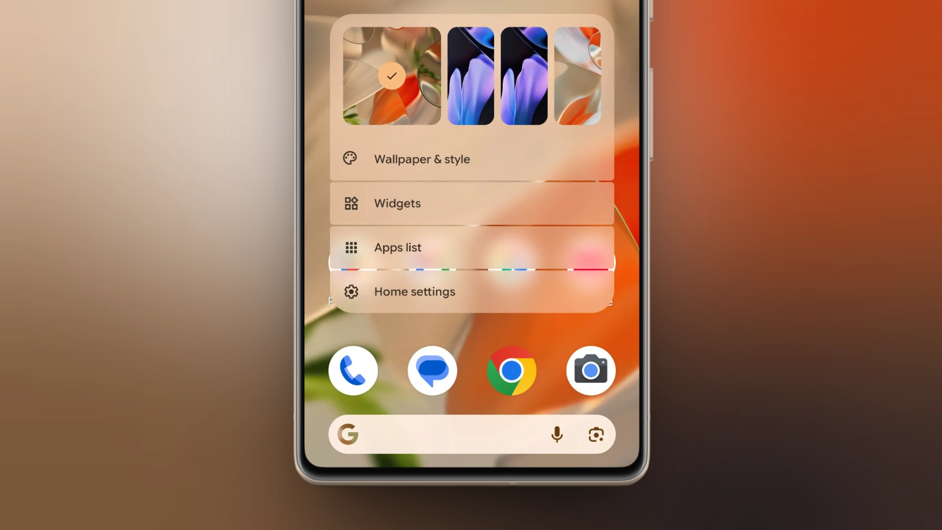 Google выпустила майскую сборку Android Canary — теперь ещё больше размытий