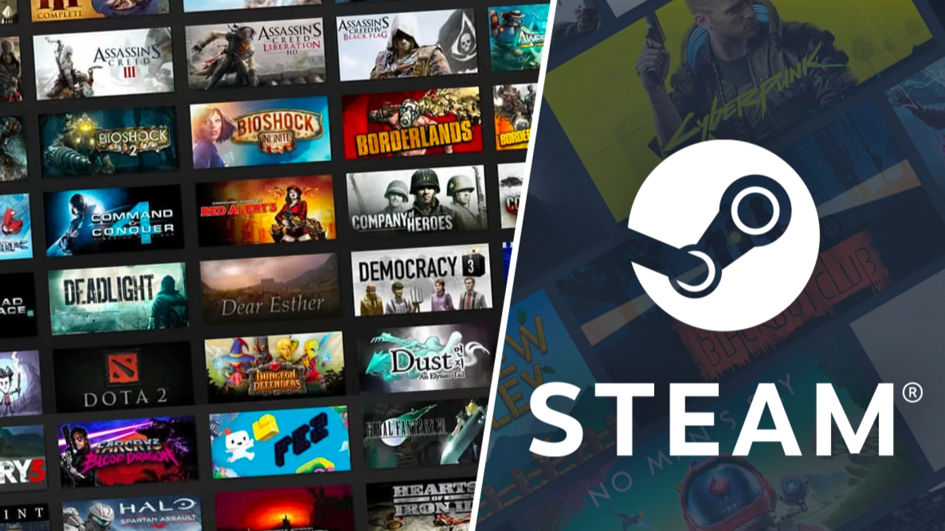 Пользователь Steam собрал библиотеку из 40 000 игр