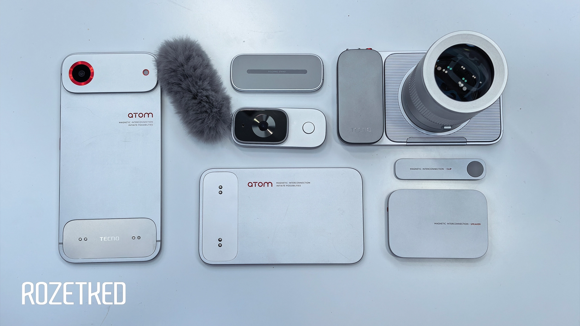 Tecno представила концепт модульного смартфона на выставке MWC 2026