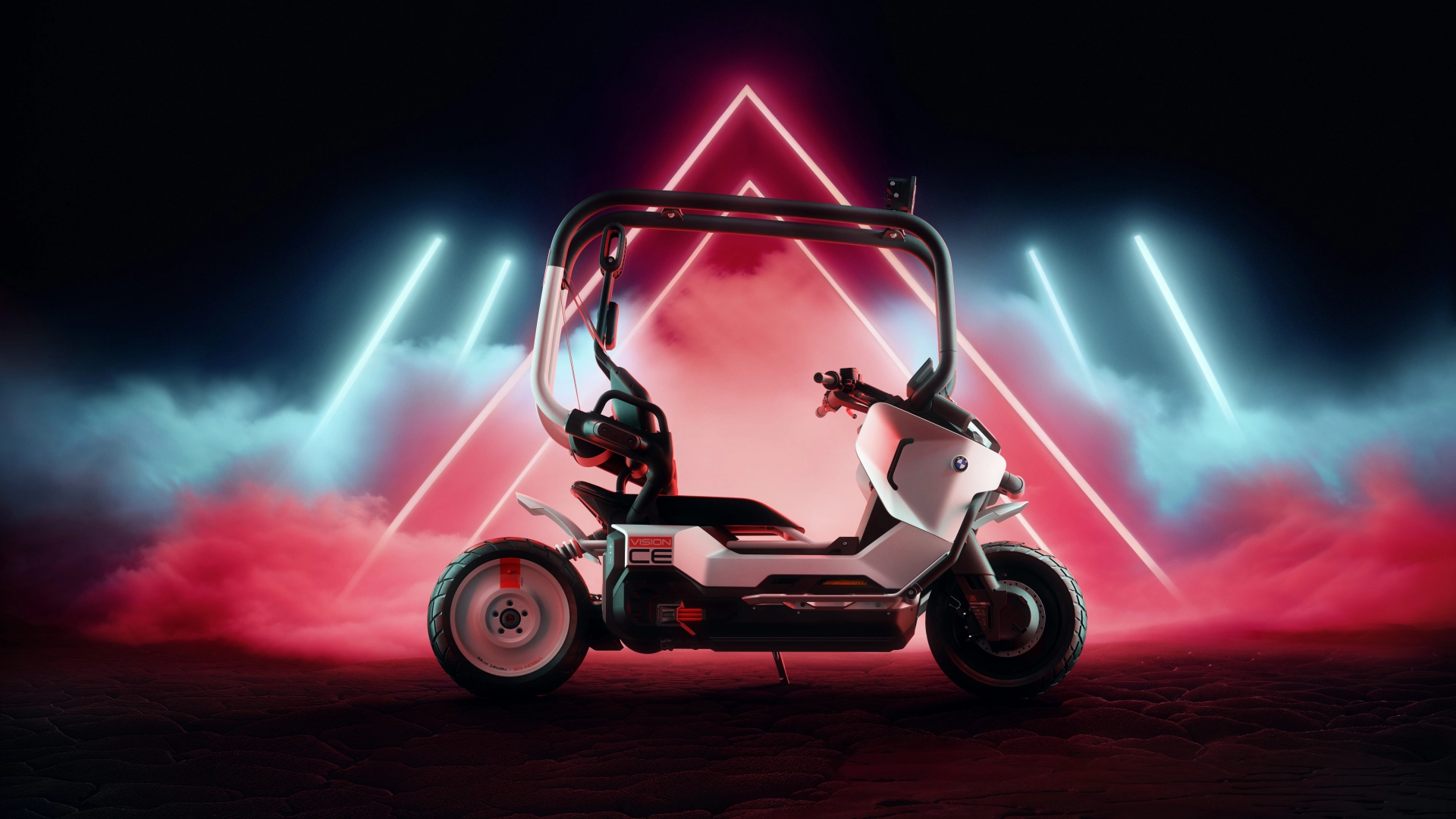 BMW показала концепт электробайка Motorrad Vision CE