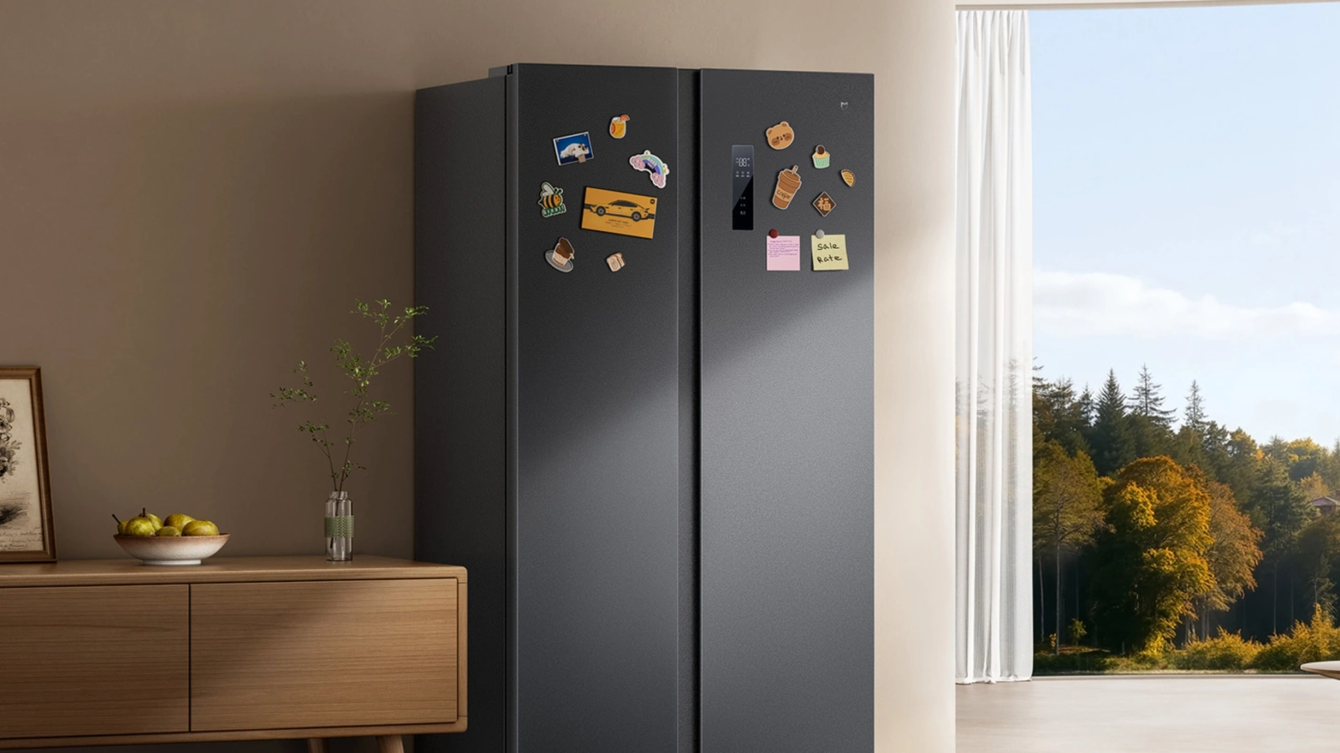 Xiaomi выпустила в продажу холодильник Mijia Refrigerator Side-by-Side 561L