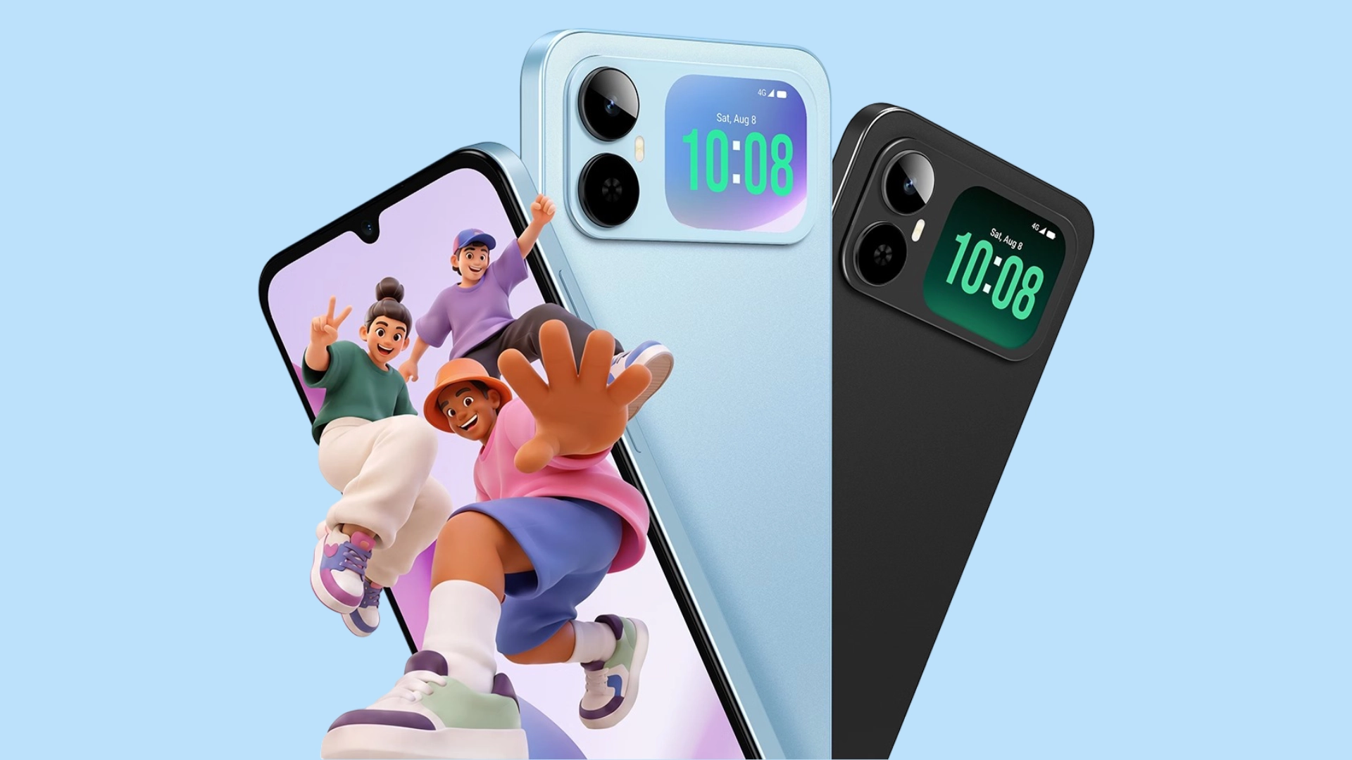 Honor представила бюджетный смартфон Play 20A с дисплеем на задней панели