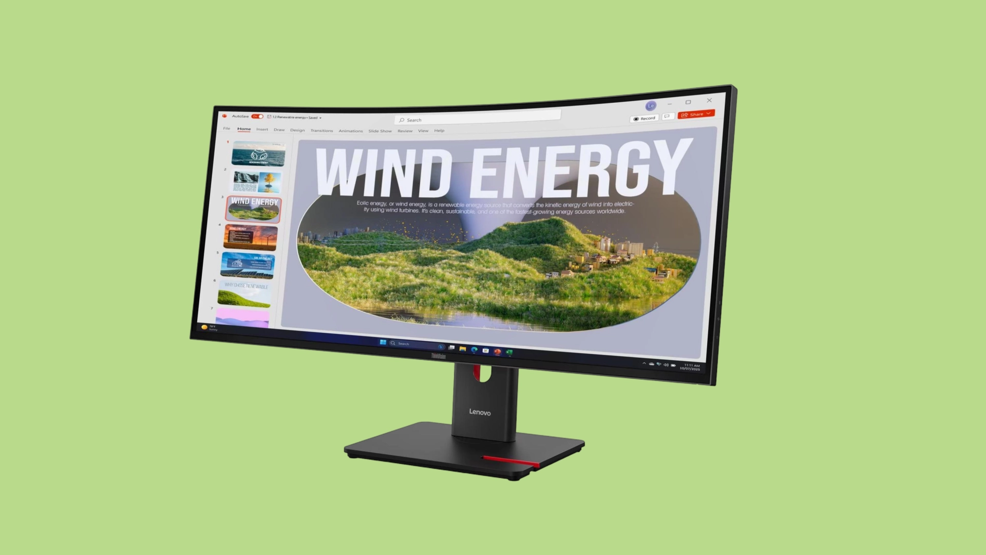 Lenovo выпустила широкоформатный 34" монитор с частотой 120 Гц и HDR
