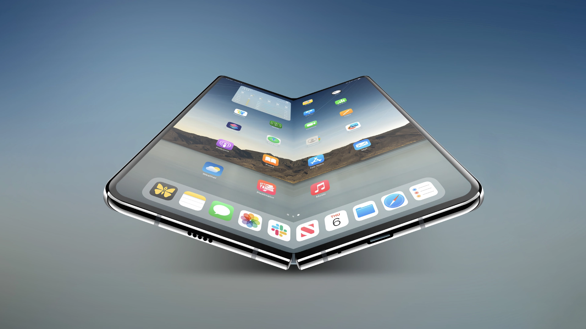 Bloomberg: складной iPhone будет похож на два скреплённых iPhone Air