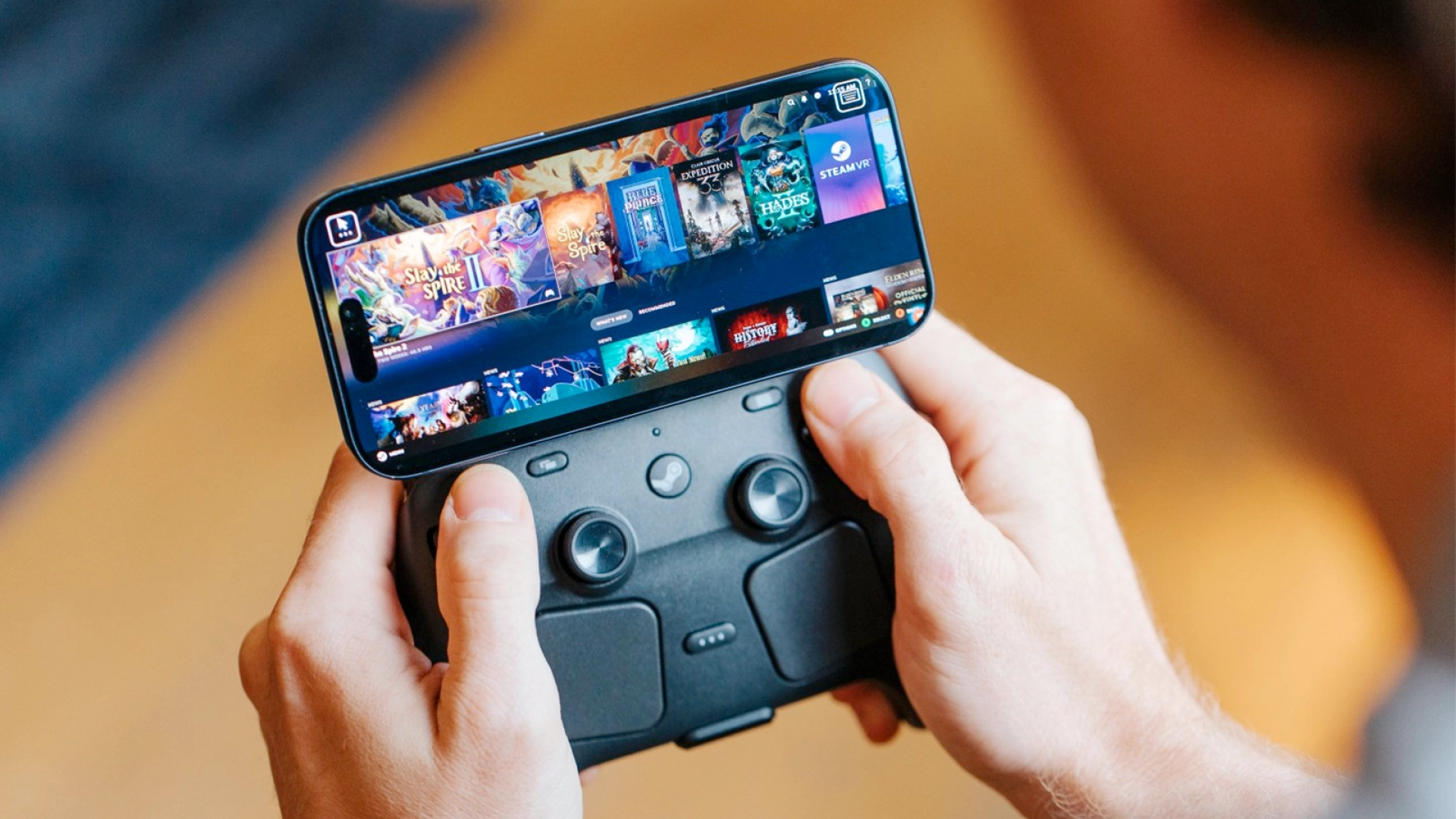 Для Steam Controller выпустят крепление к смартфону — Basegrip от Mechanism