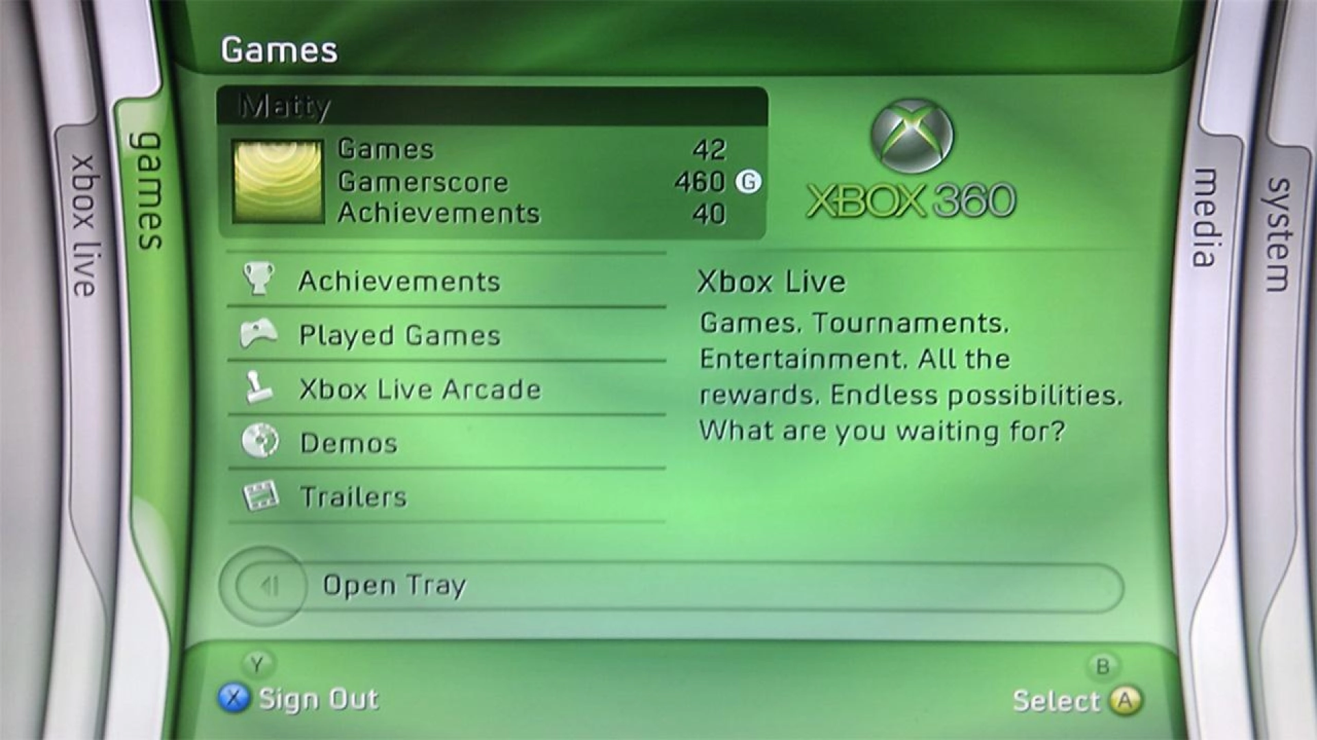 Команда Xbox Labs экспериментирует с интерфейсом Xbox 360 из 2005 года