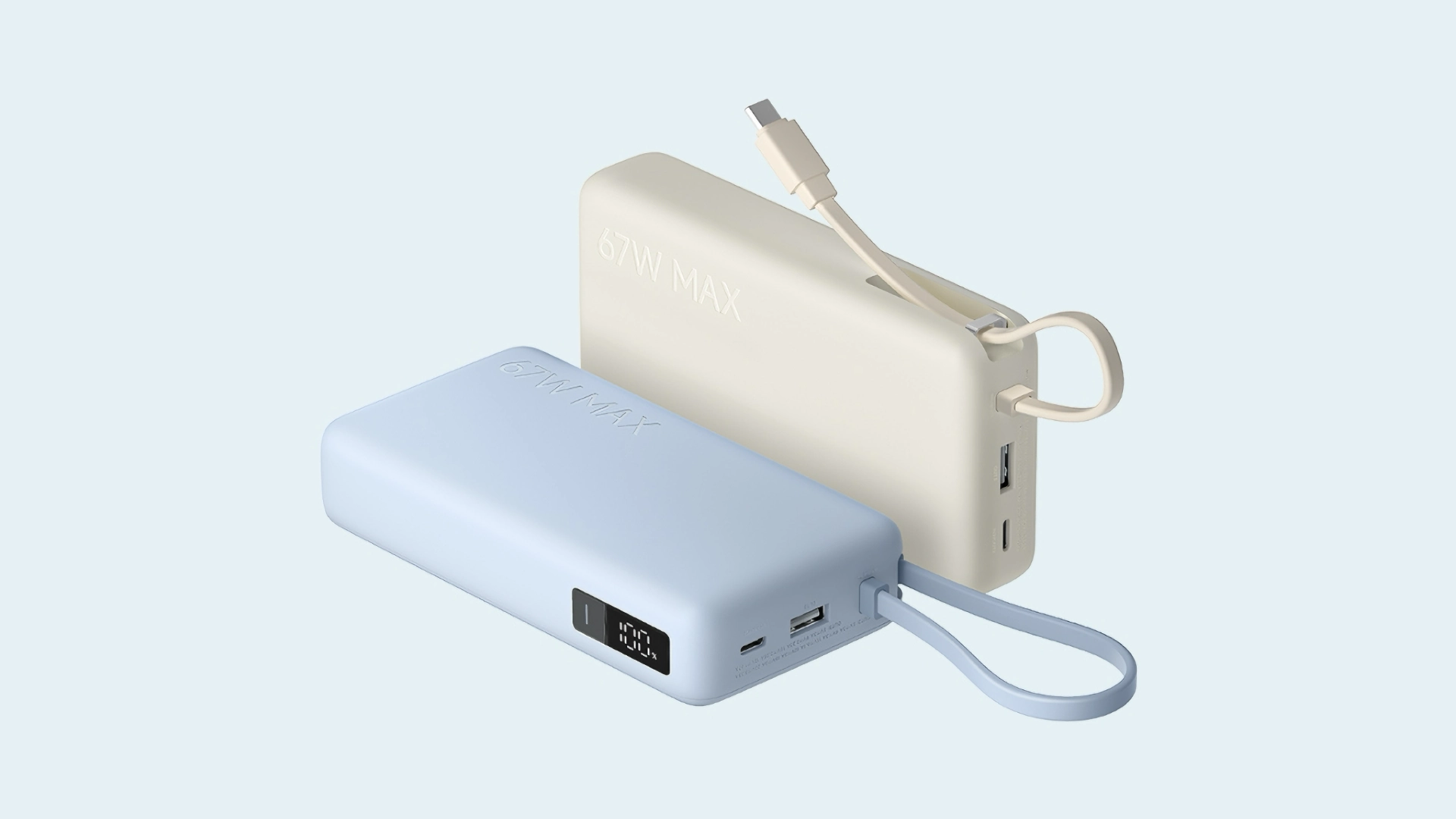 Новый пауэрбанк от Xiaomi: 20 000 мАч и встроенный кабель-петля