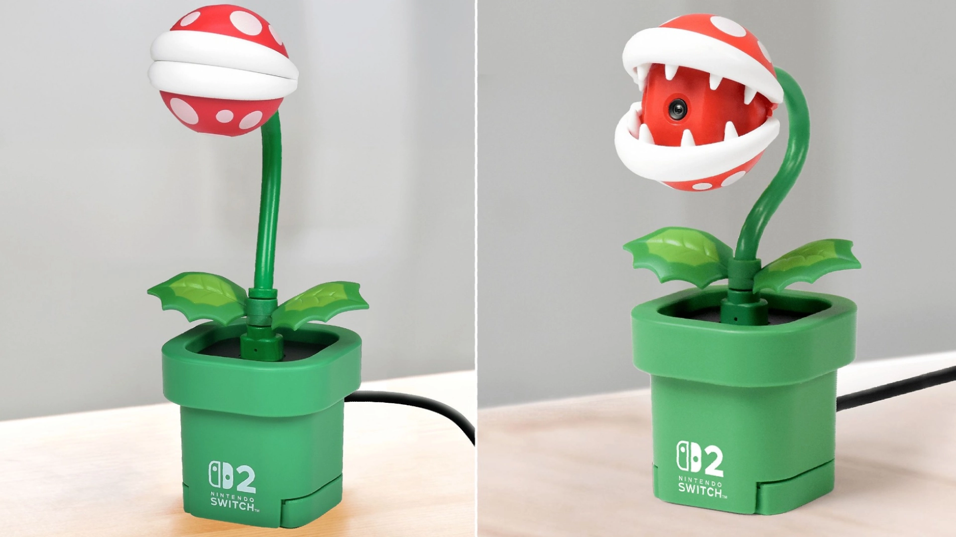 Hori представила камеру Piranha Plant для Nintendo Switch 2