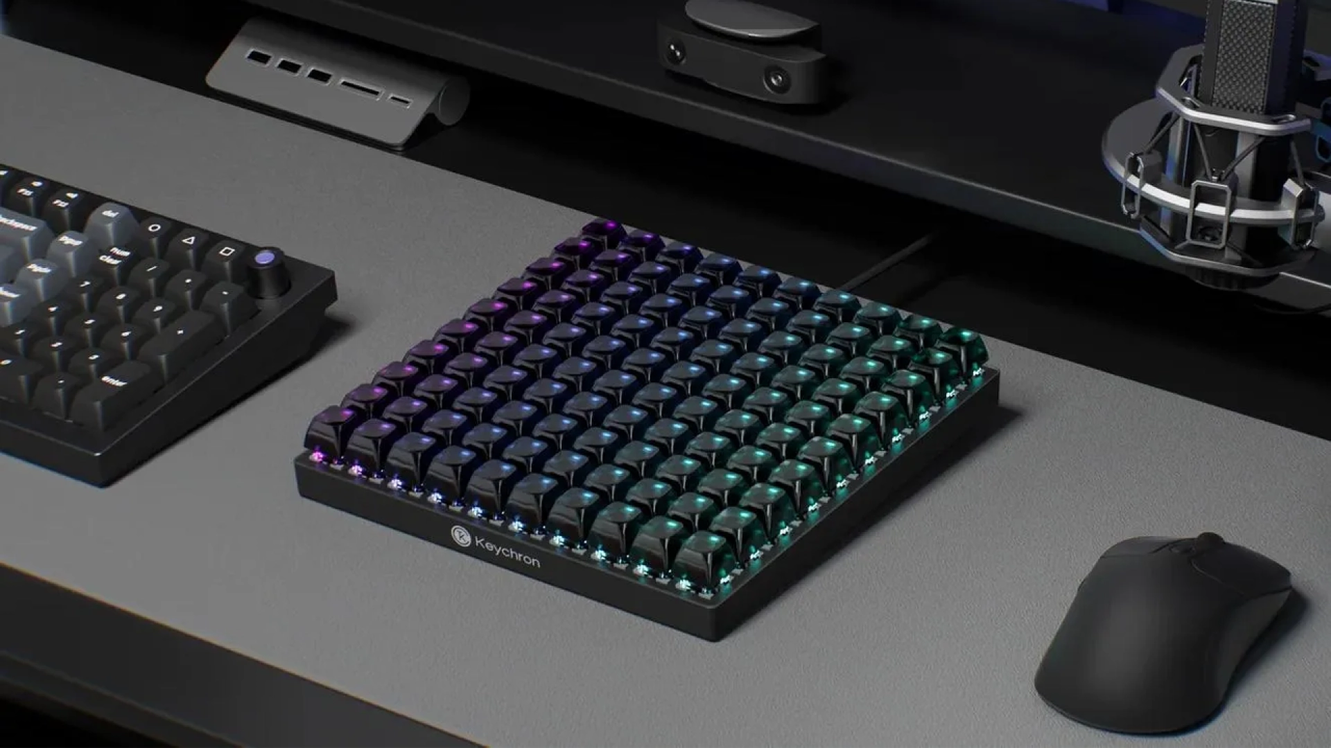 Keychron выпустила кастомный макропад C100 8K с сотней настраиваемых клавиш