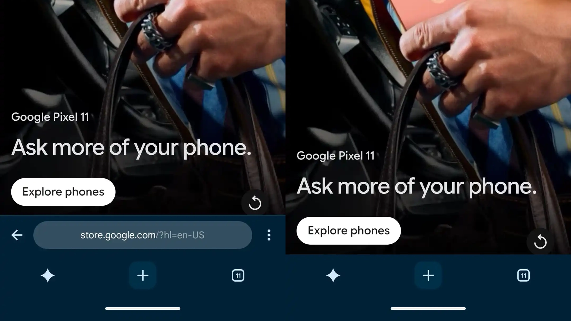 В Google Chrome для Android появилась отдельная панель для Gemini