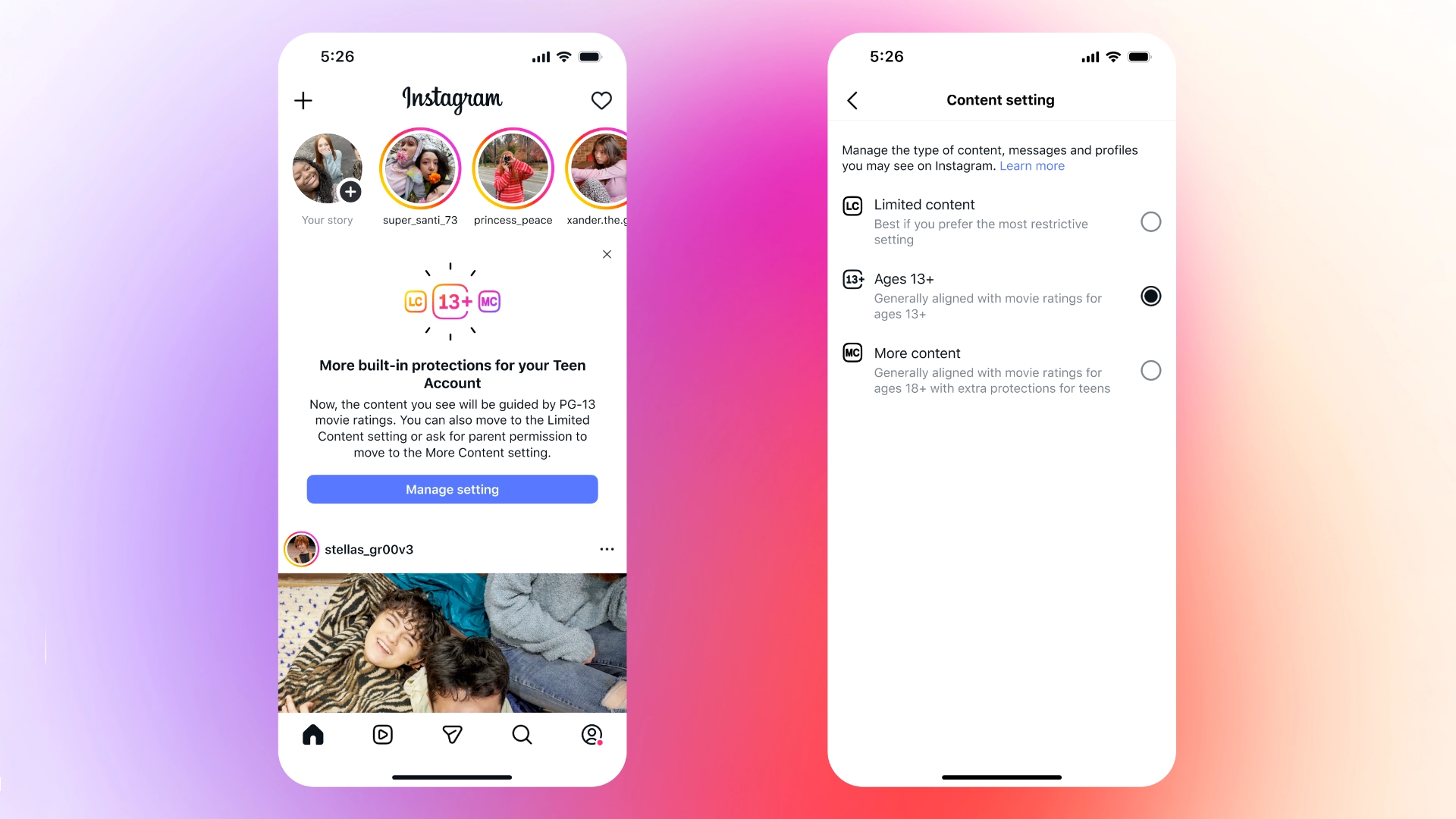 Instagram* улучшает меры защиты аккаунтов подростков