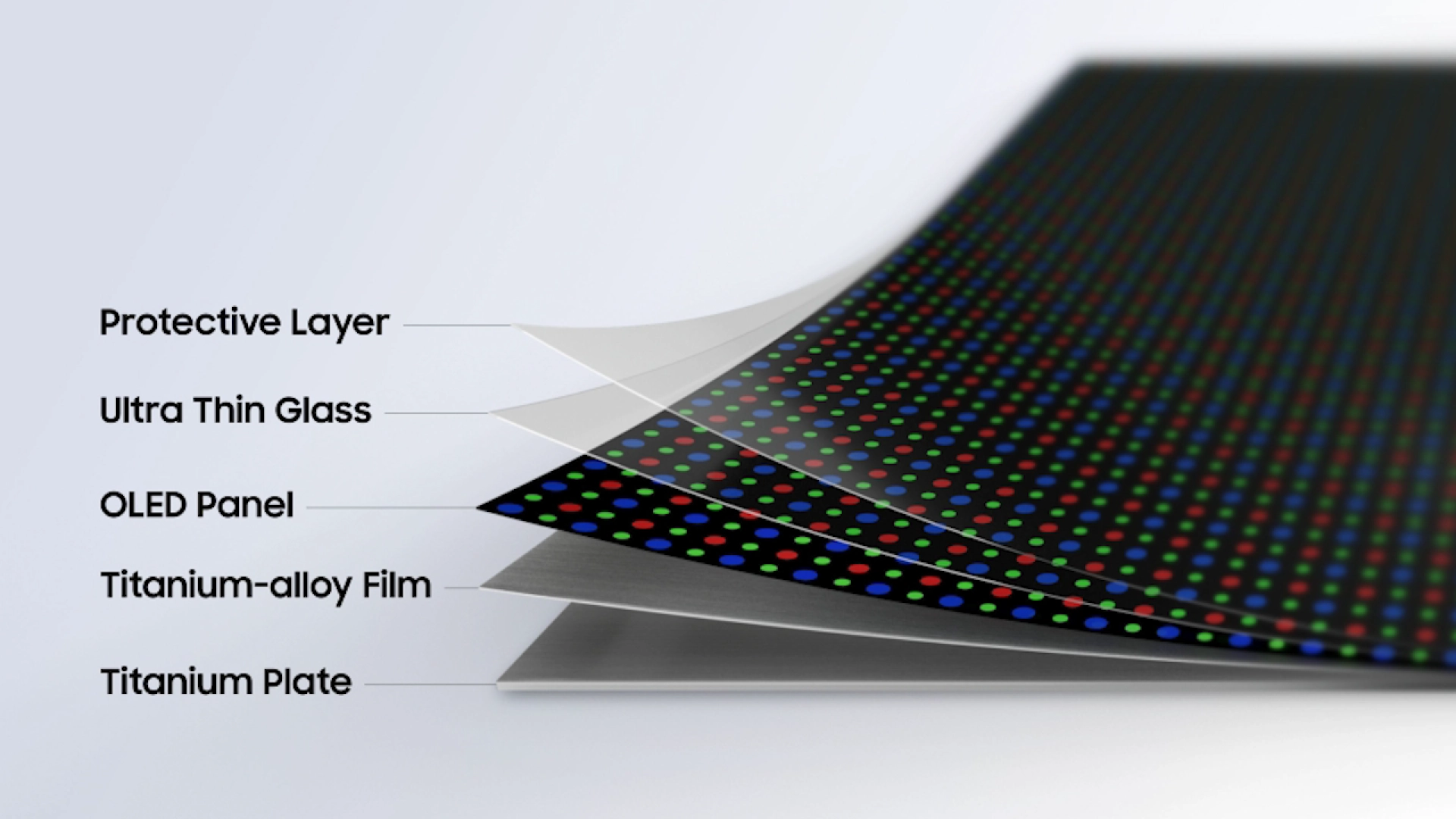 Samsung представила технологию Flex Titanium для увеличения прочности складных дисплеев
