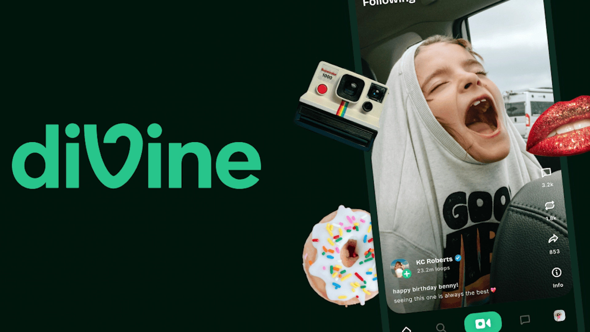 Приложение Divine для публикации 6-секундных видео стало доступно всем желающим