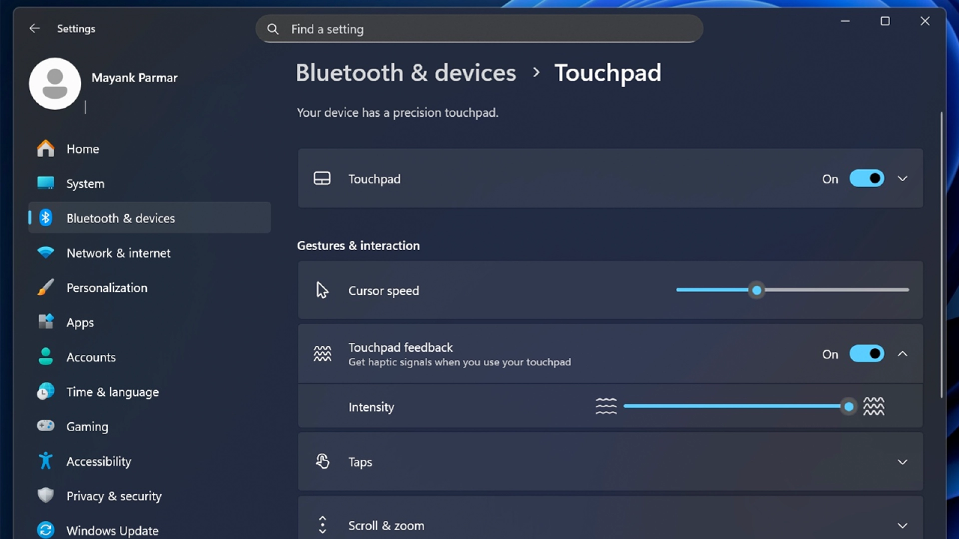 В Windows 11 появятся тактильные отклики для мыши и трекпада — как Force Touch от Apple