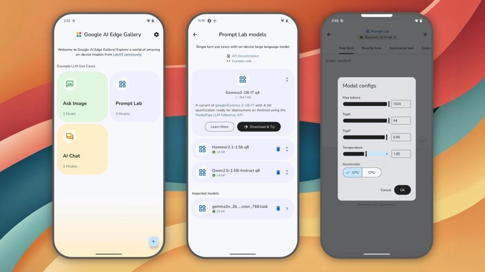 Google выпустила приложение для локального использования ИИ-моделей