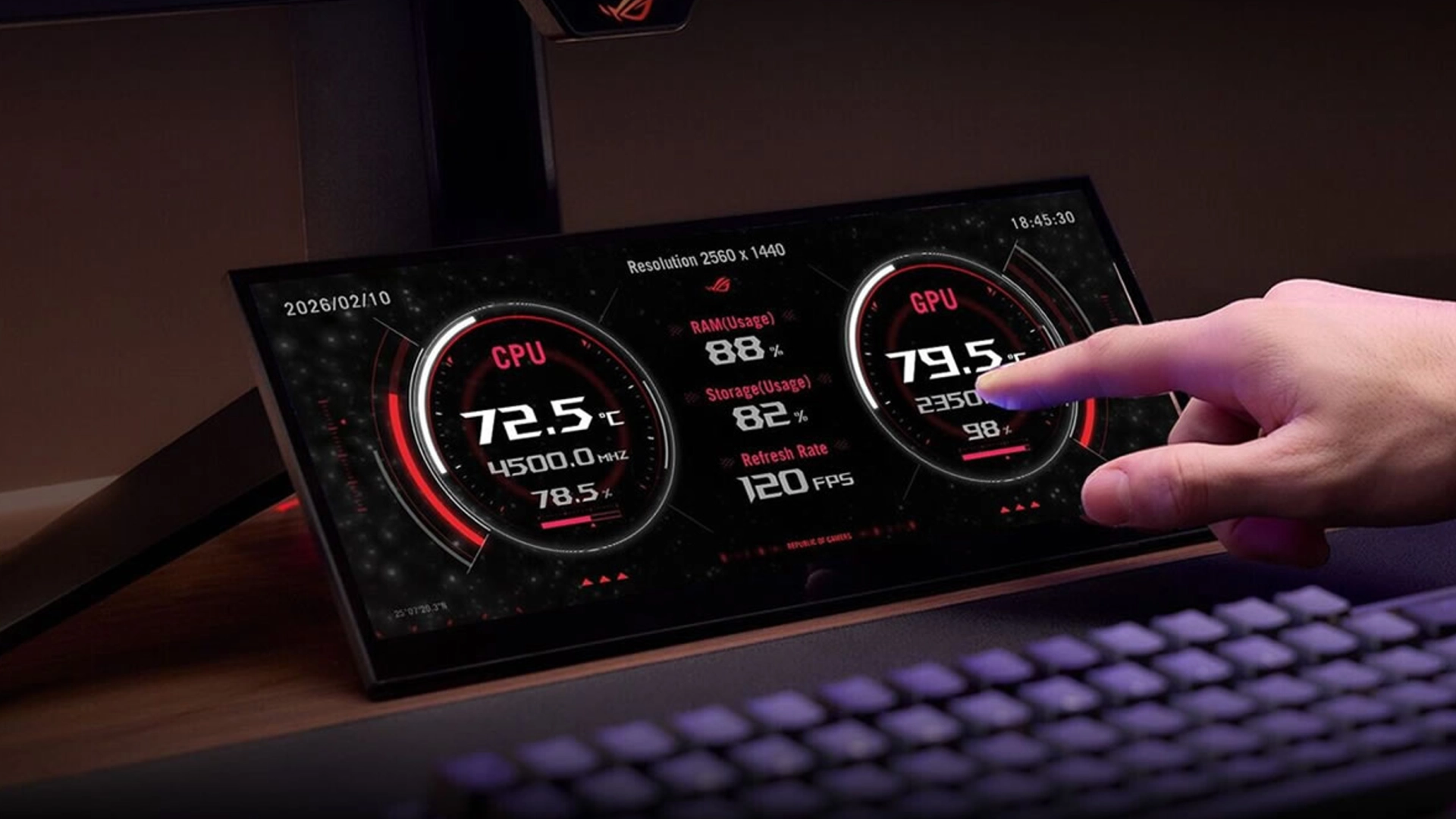 Asus выпустила крошечный монитор ROG Strix XG129C на 12,3 дюйма