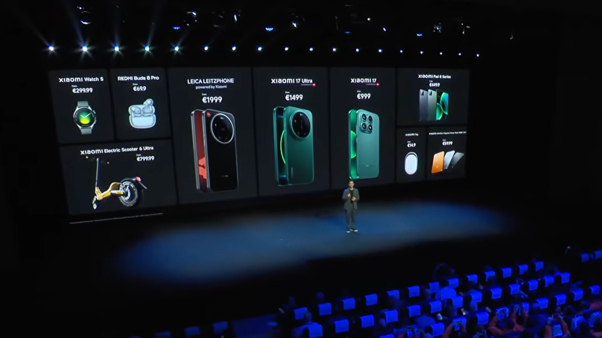 Представлены Xiaomi 17 и 17 Ultra для глобального рынка, концептуальный гиперкар и другие новинки