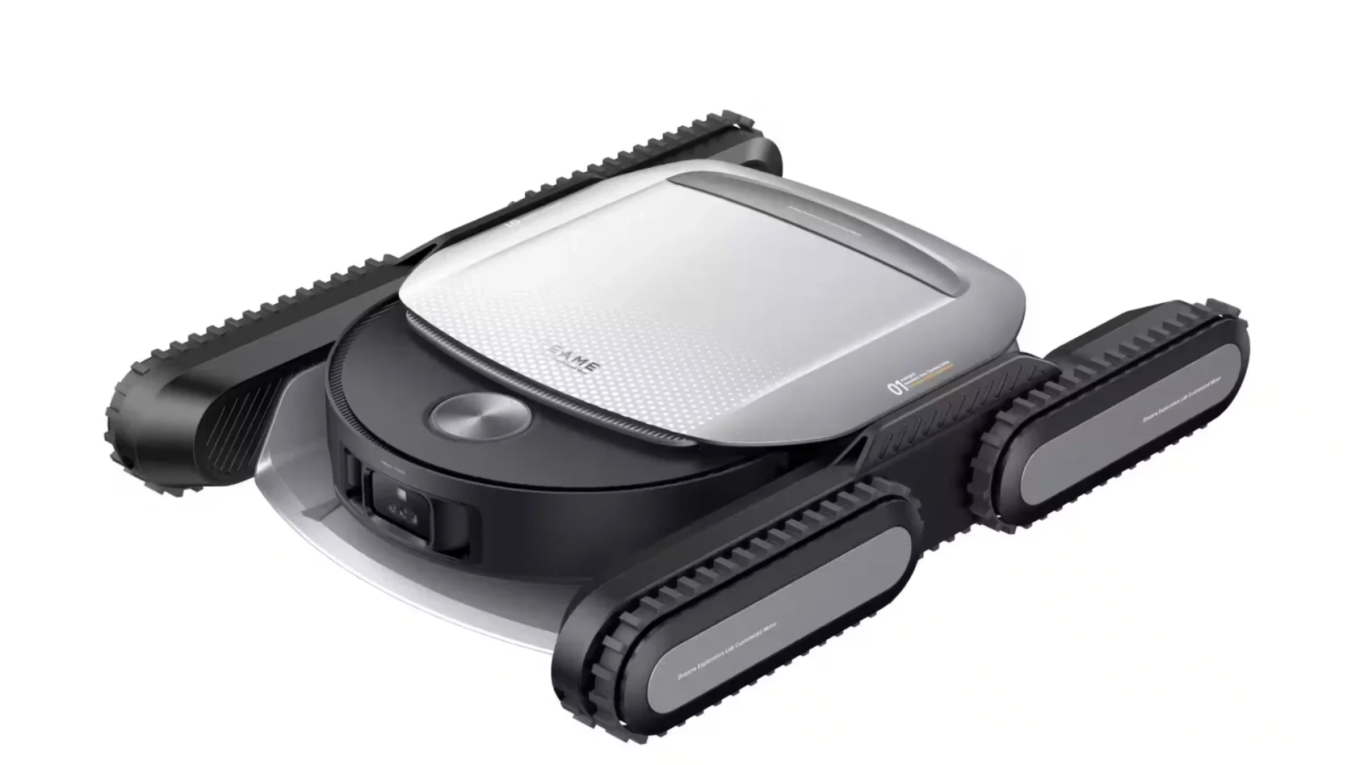 Показан гусеничный робот-пылесос Dreame Cyber X