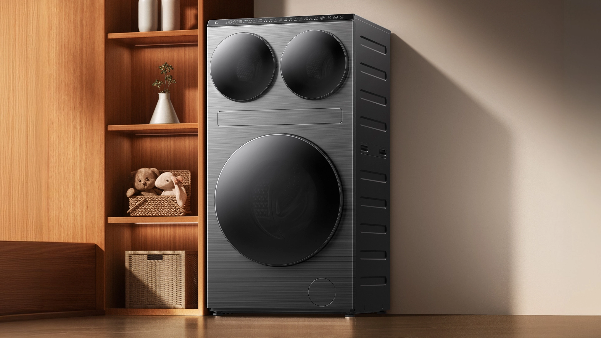 Xiaomi представила стиральную машину на 14 кг с тремя барабанами и сушкой