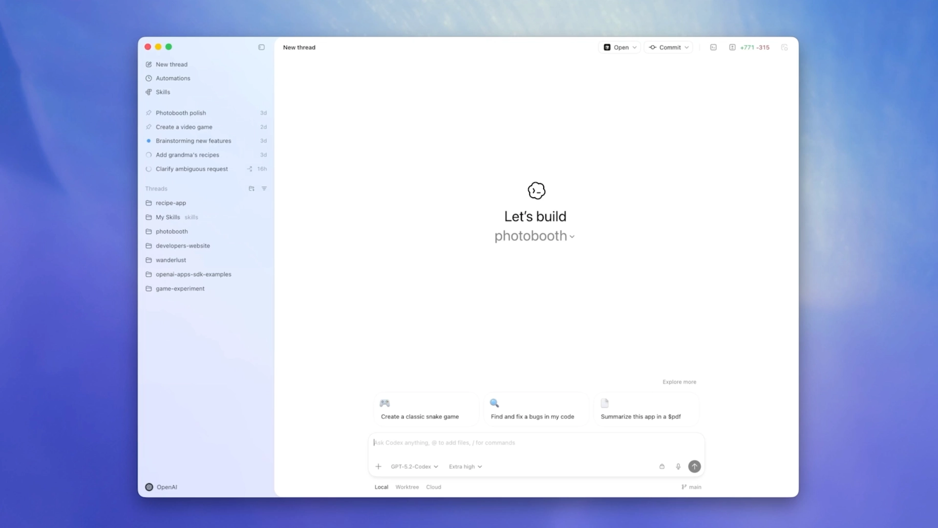 OpenAI выпустила приложение Codex для управления агентами программирования