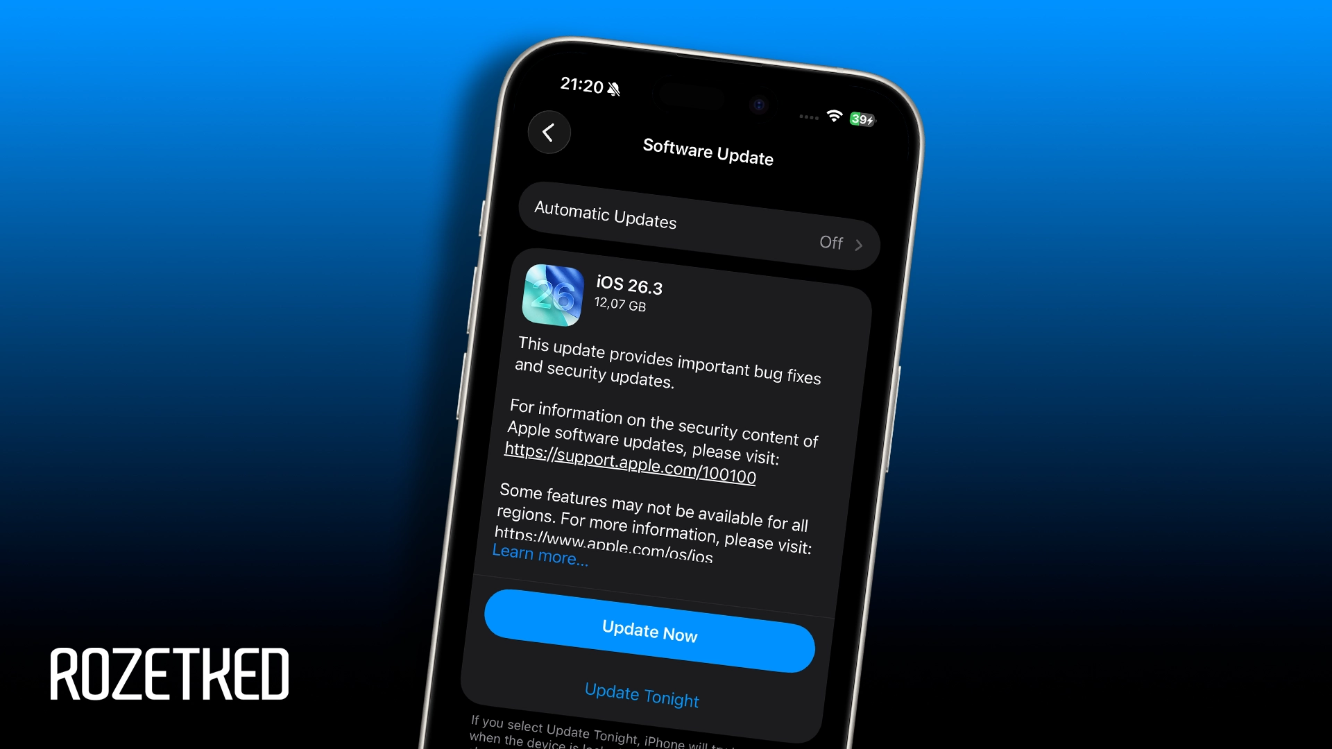 Apple выпустила iOS 26.3 c упрощённым переходом с Android и новыми обоями