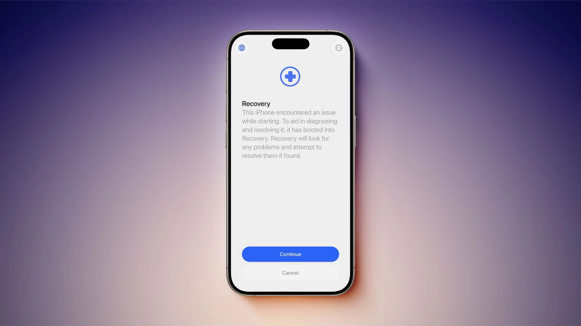 В iOS 26 появится «Ассистент восстановления» для восстановления iPhone без Mac или ПК