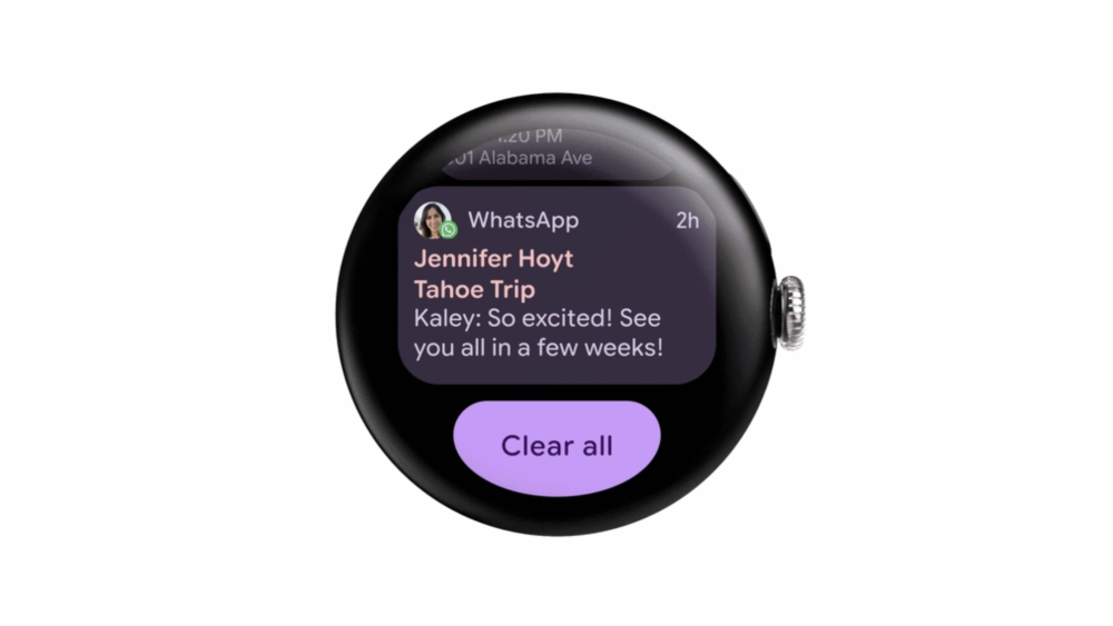 Скруглены как уведомления, так и кнопки в системе