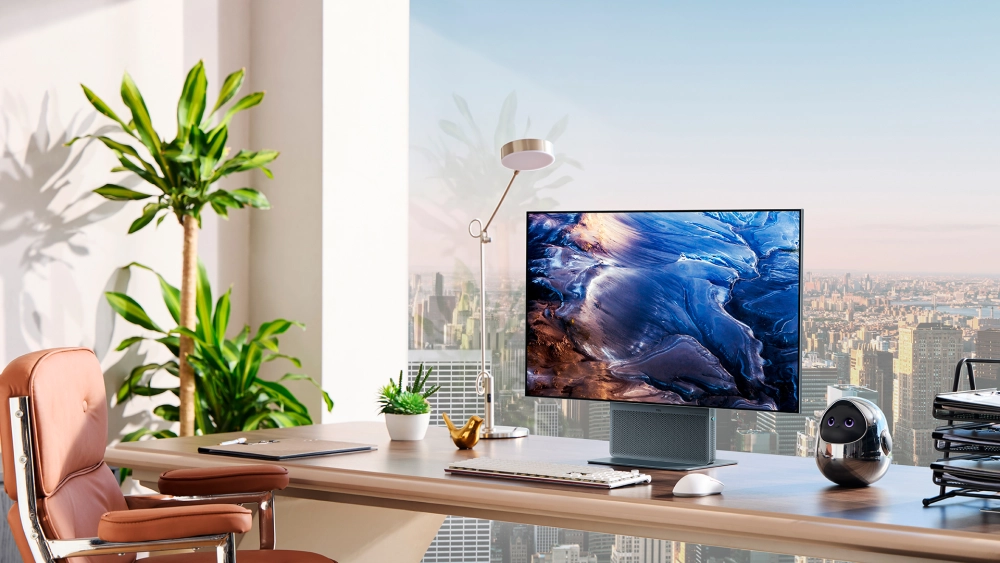 Толщина монитора составляет всего 6,4 мм