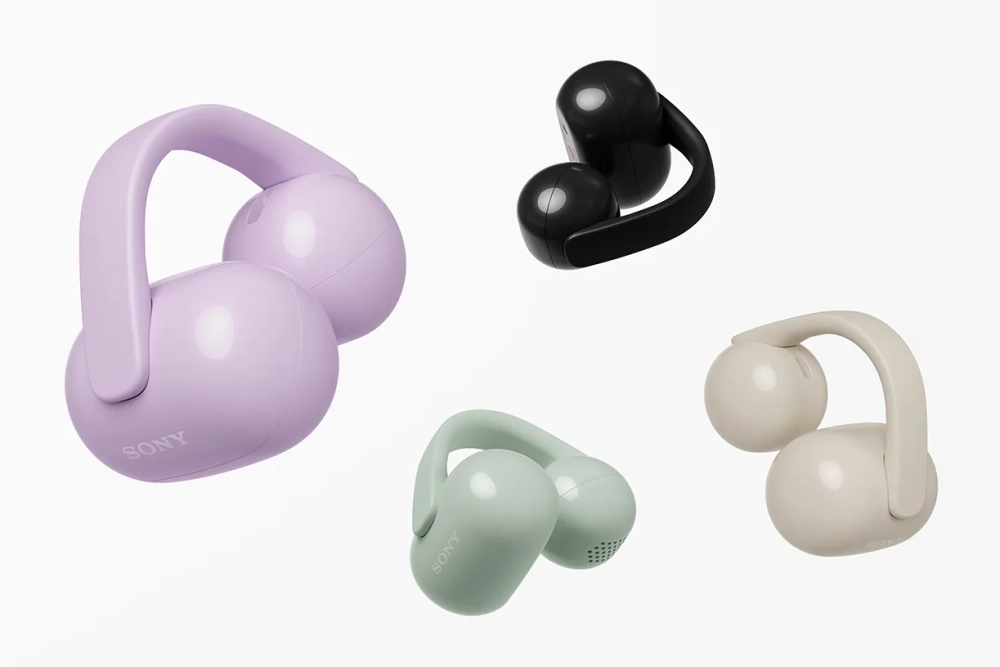 LinkBuds Clip Open доступны в чёрном, сером, зелёном и розовом цветах