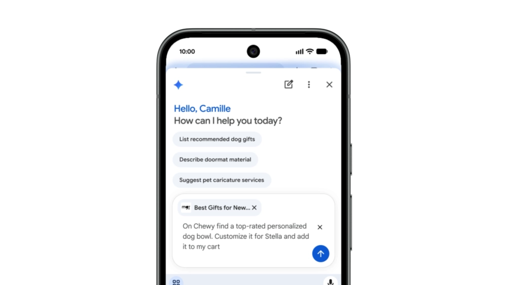 Gemini в Chrome оформляет заказ по одной фразе. Изображение: Google