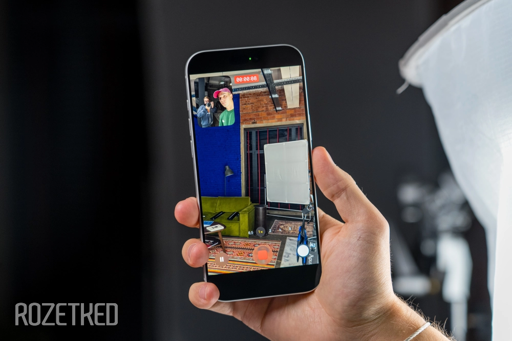 Съёмка одновременно на две камеры