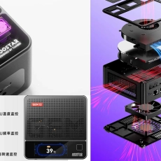 Aoostar Gem12 Pro — мини-ПК с внешним экраном, сканером отпечатка