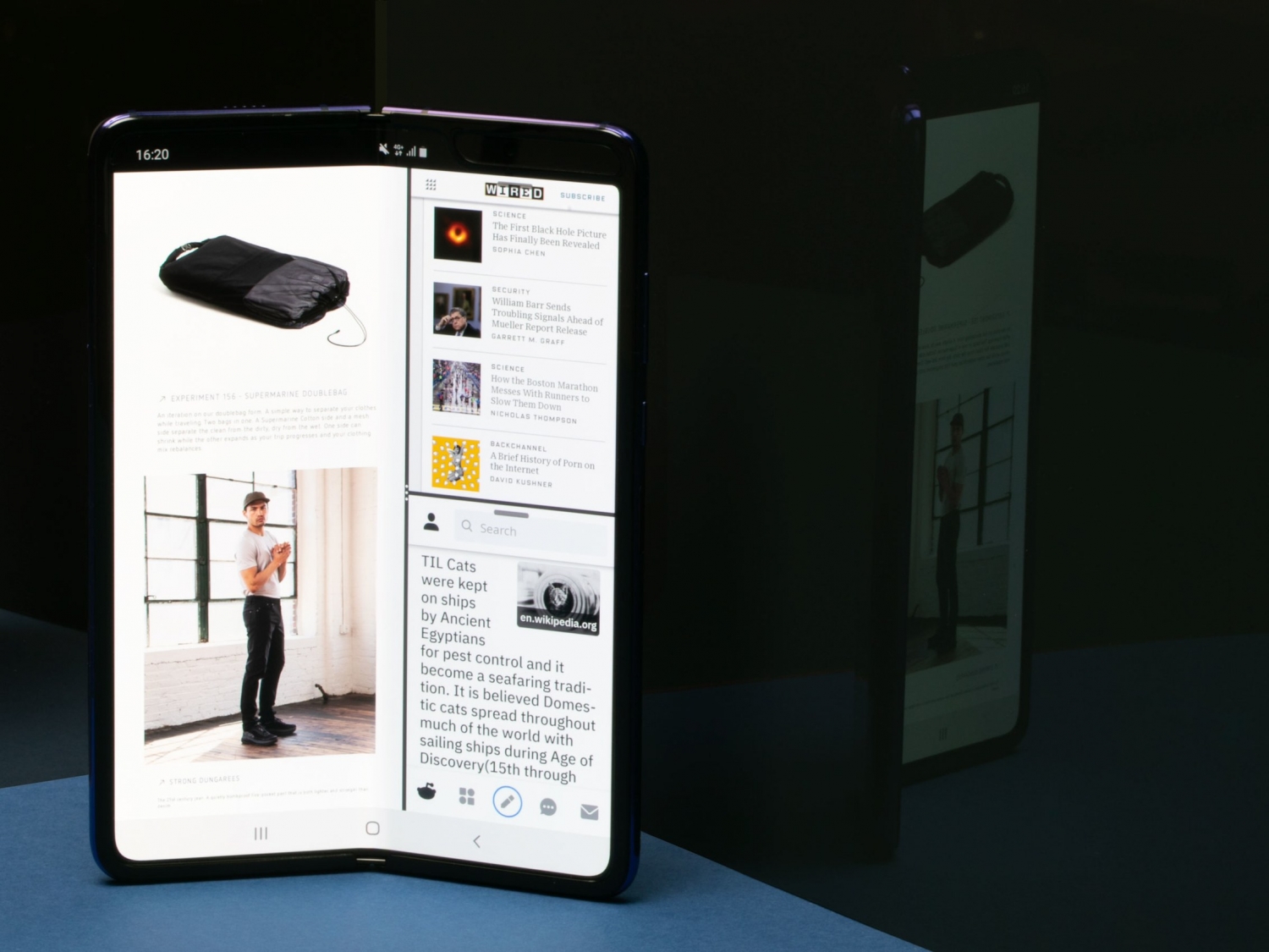 Что говорят журналисты о складном смартфоне Samsung Galaxy Fold -  Rozetked.me