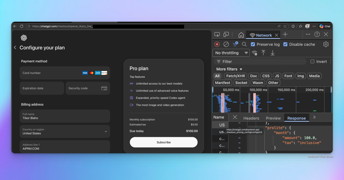 Инсайд: OpenAI готовит подписку ChatGPT Pro Lite за 100 долларов