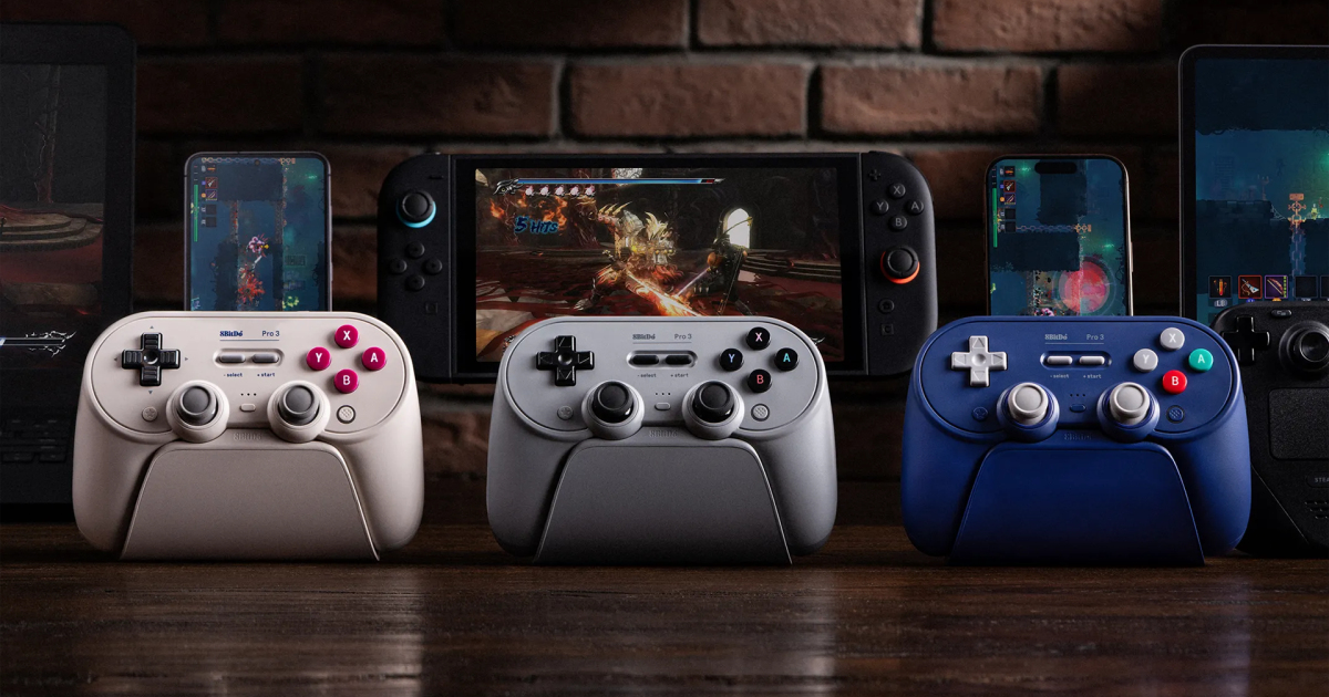 8BitDo выпустила Pro 3 — свой первый геймпад со сменными кнопками ...